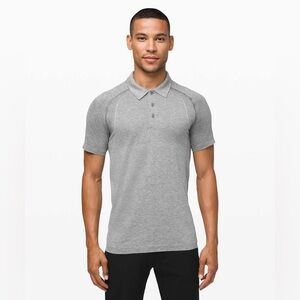 LULULEMON Metal Vent Tech Polo 2.0 Slate Stealth Wealth Short Sleeve Golf Shirt